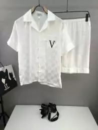 louis vuitton lv pyjama set manches courtes pour hommes l928010